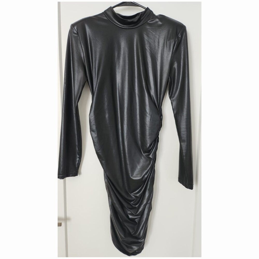 Black Bodycon Long Sleeve Dress
